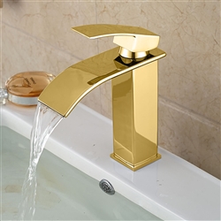 Brushed Gold Bathroom Taps